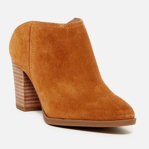 Franco Sarto A-Spectra Women Suede Bootie | Tan